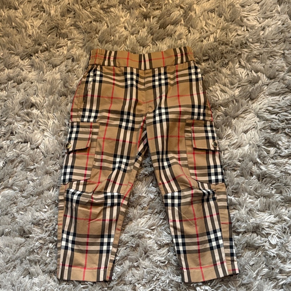Burberry Kids
Vintage-check straight-leg trousers
